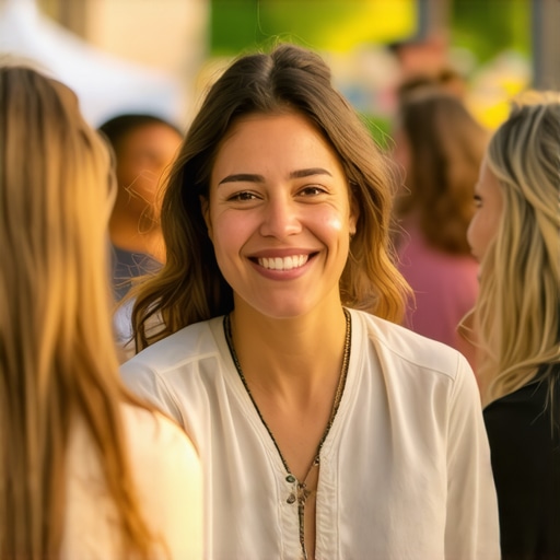 Local businesses sponsoring a community event in Plano, Texas, with residents enjoying the event.