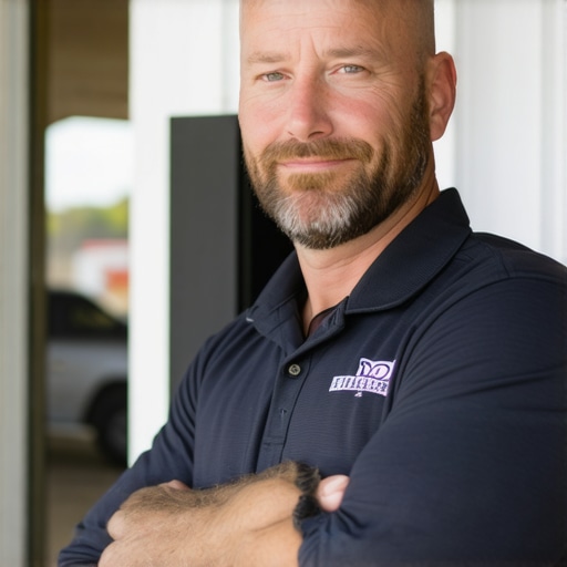 Optimized GMB Profile in Plano Business owner updating Google My Business profile with storefront photo in Plano