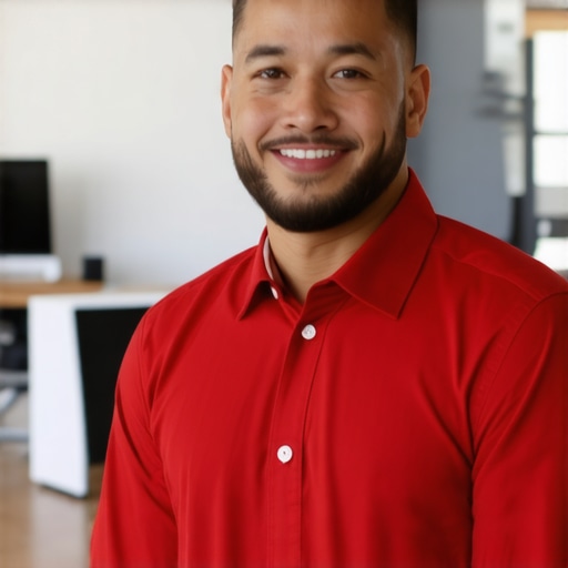 Business owner working on Google My Business profile for Plano local SEO in Texas.