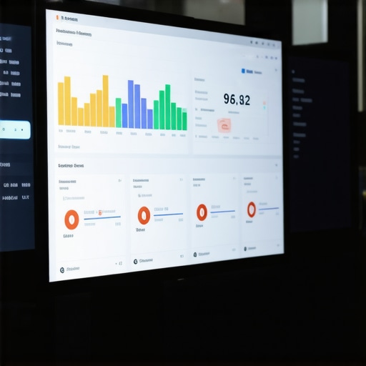 Screenshot of local SEO analytics dashboard showing rankings and reviews.